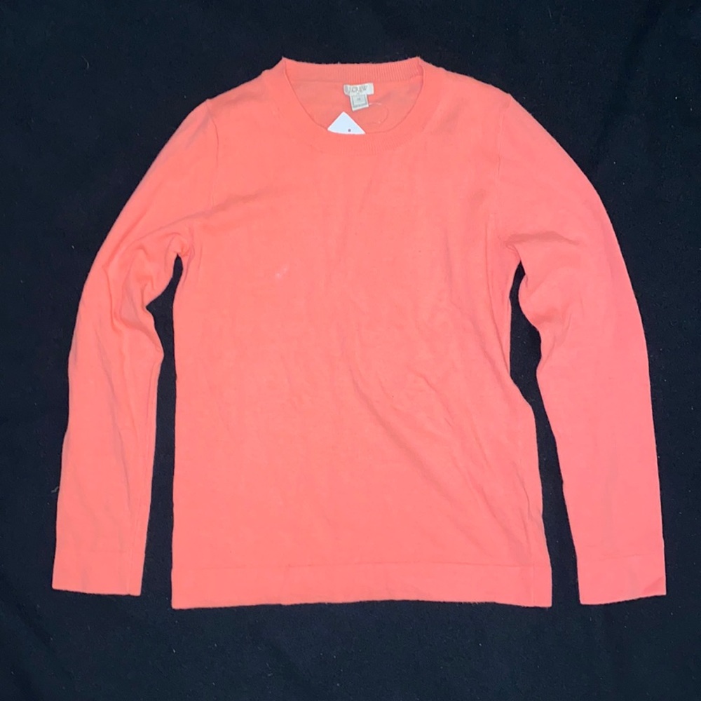 J Crew Salmon Wool Sweater